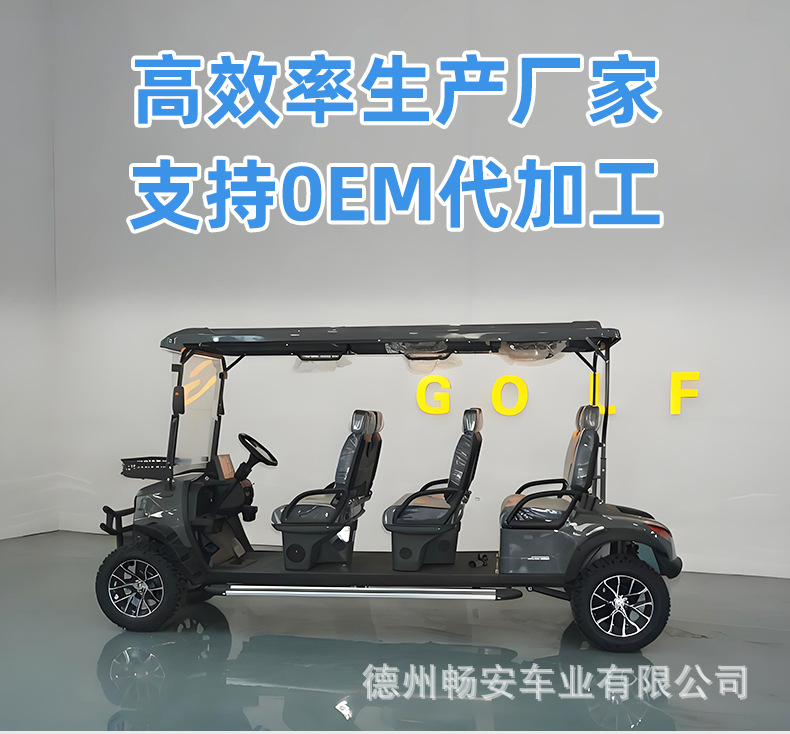 6-Seater Golf Cart B&B Golf Cart Factory Campus School Hotel Shuttle Bus Wildlife Park