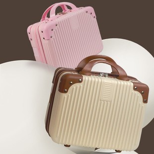 Wholesale 14inch Hand Luggage Mini Makeup Cases Small Annual Meeting Gift Boxes Wedding Accompaniment Gift Boxes Customizable