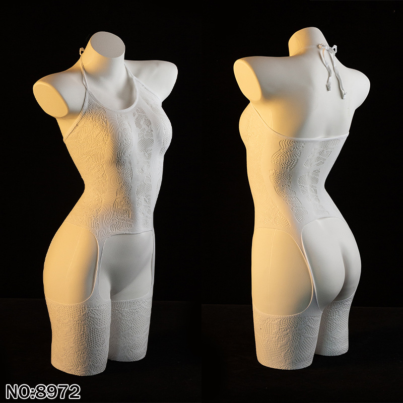 Body de Malla con Encaje y Tirantes de Nailon para Citas de Pareja