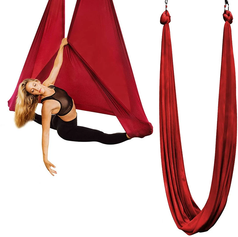 Swings with accessories for yoga, 5m, 2.8m, clips included