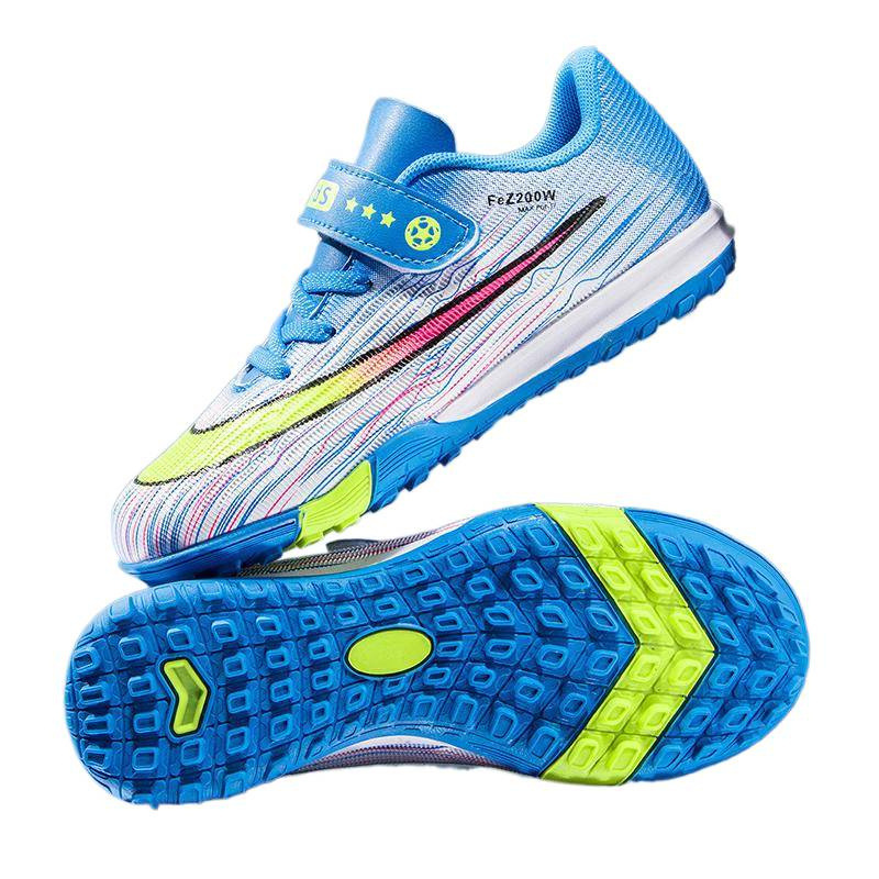 Zapatillas de Fútbol Infantiles Bajas de Caucho Antideslizante para Entrenamiento