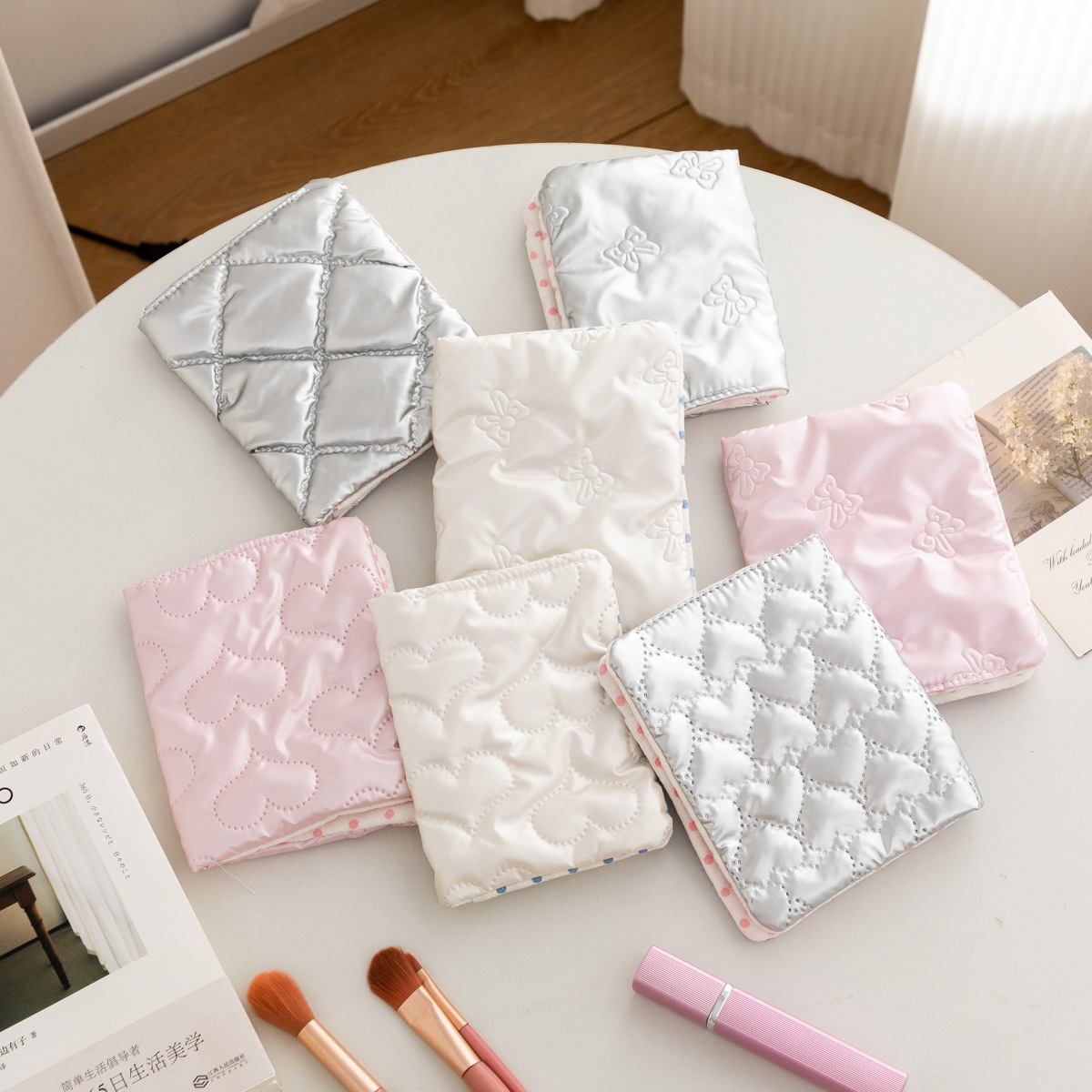 Brand cute universal passport case with bow