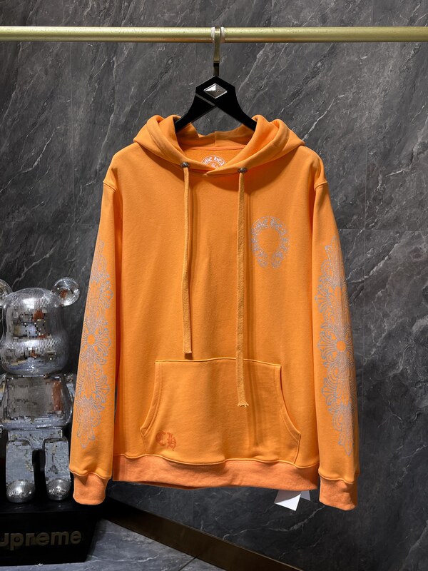 Chrome Heart Hoodie 克罗伈十字架连帽卫衣跨境宽松男女拉链帽衫|undefined