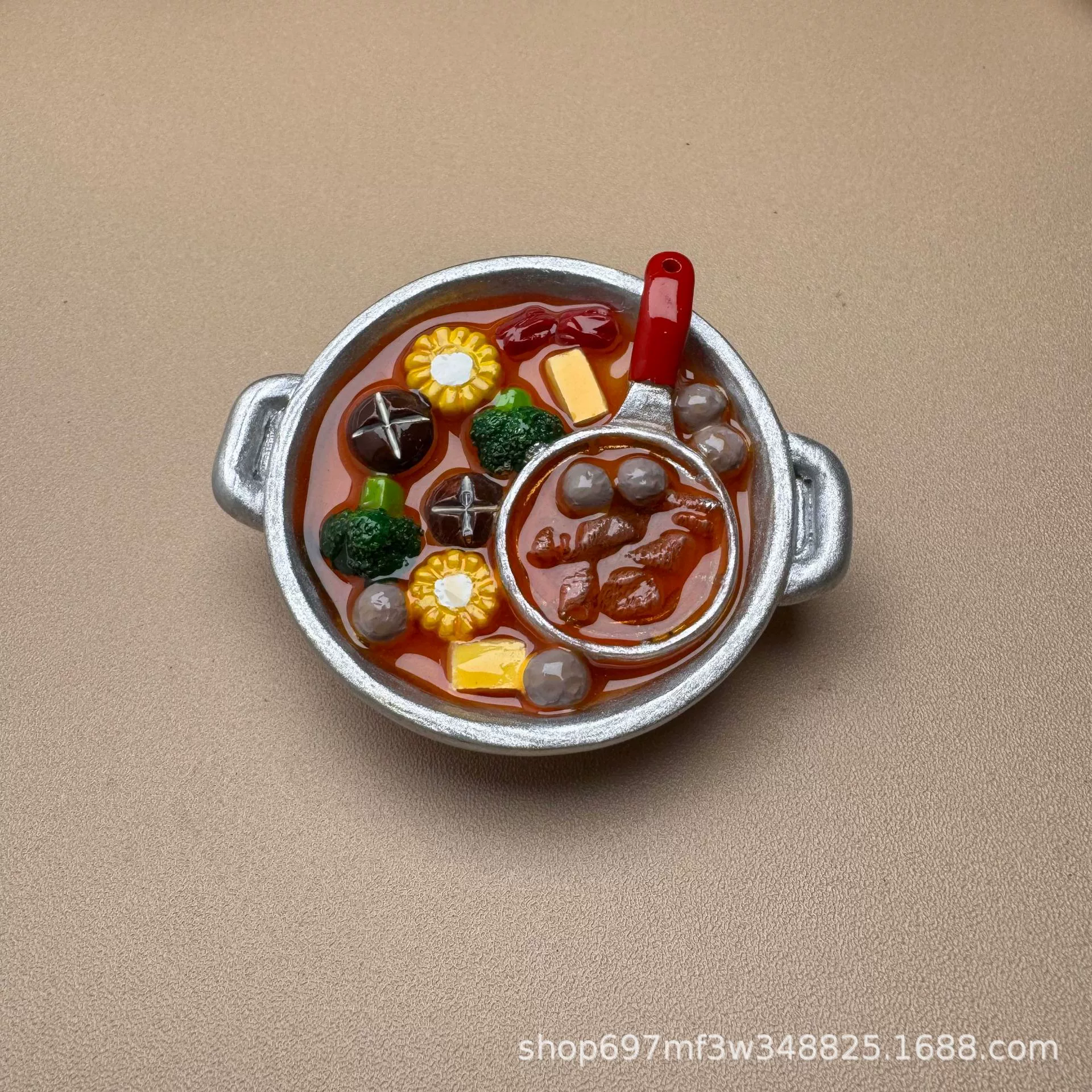 Realistic magnetic fridge magnet, three dimensional strong magnet, delicacies, in 3d format
