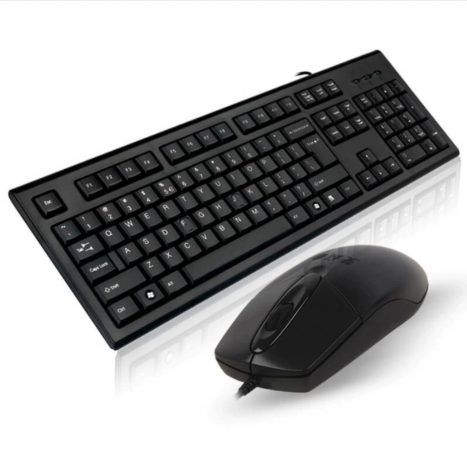 双飞燕 KR-8572N Проволочная клавиатура и мышь набор для интернет-кафе офиса игр клавиатура мышь комплект водонепроницаемый USB