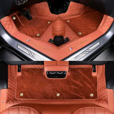 Ayaqaltılar (Kovriklər) | Silk Loop Carpet-Style Full-Cover Foot - fengyun-a9l-free-anti-kick-mat-double-layer-foot-mat-galaxy-blanket-orange