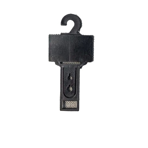 Plastic belt hook black PP belt hook accessories automatic snap smooth buckle hook plastic claw clip display