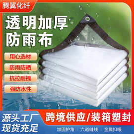透明加厚防雨布防水布塑料膜户外挡风保温工程大棚工地围挡塑料布
