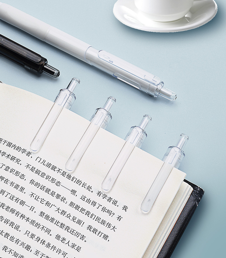 刷题笔专用ins高颜值按动中性笔考试黑笔速干ST笔头小白笔学生用-阿里巴巴