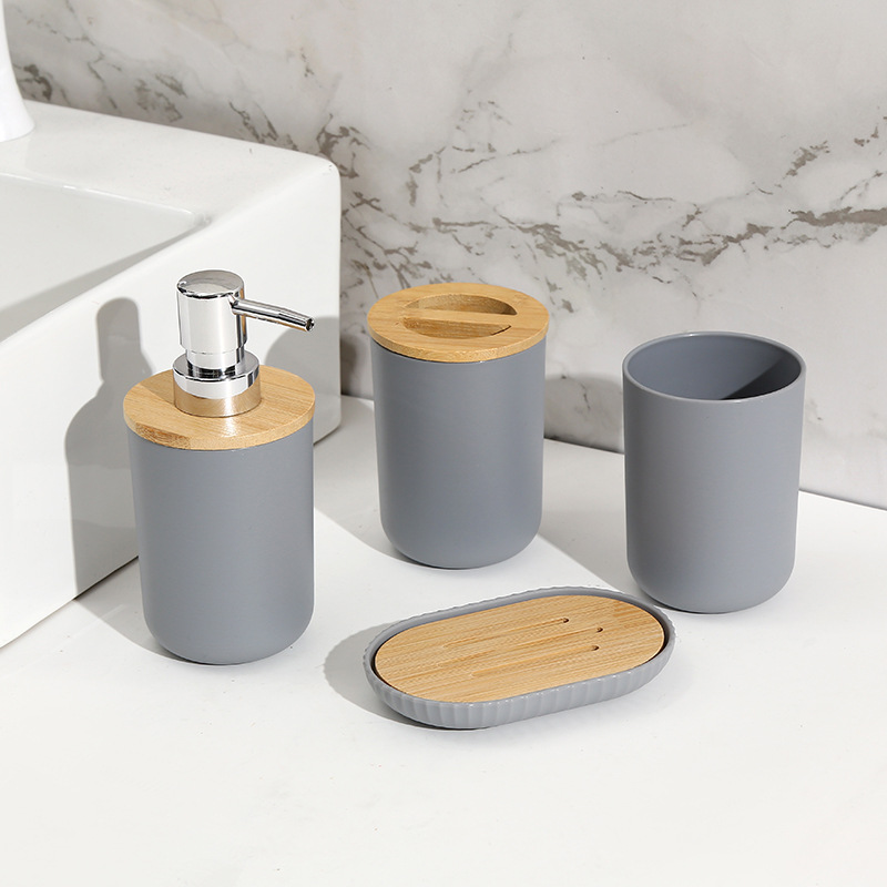 Baños domésticos 7 piezas de almacenamiento herramientas de limpieza artículos de higiene basura inodoro cepillo taza hidráulica caja de jabón al por mayor