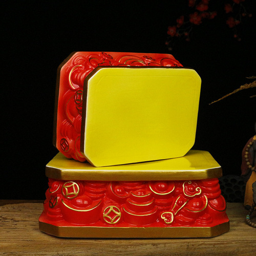 Buddha statue base Guanyin Bodhisattva ceramic lotus seat for Buddha round ornaments to raise the statue base bracket