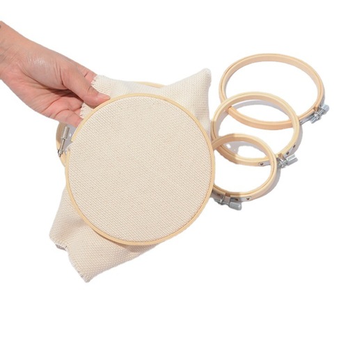 Bamboo stretcher, bamboo embroidery hoop, adjustable cross-stitch bamboo support tool, crafts, DIY wedding scenery decoration materials