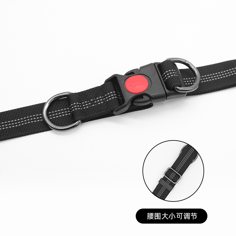 Cuerda de tracción para mascotas transfronteriza, anti-mordisco, cuerda para perro, perro grande, a prueba de explosiones, uno arrastra dos, suministros de cuerda para perro