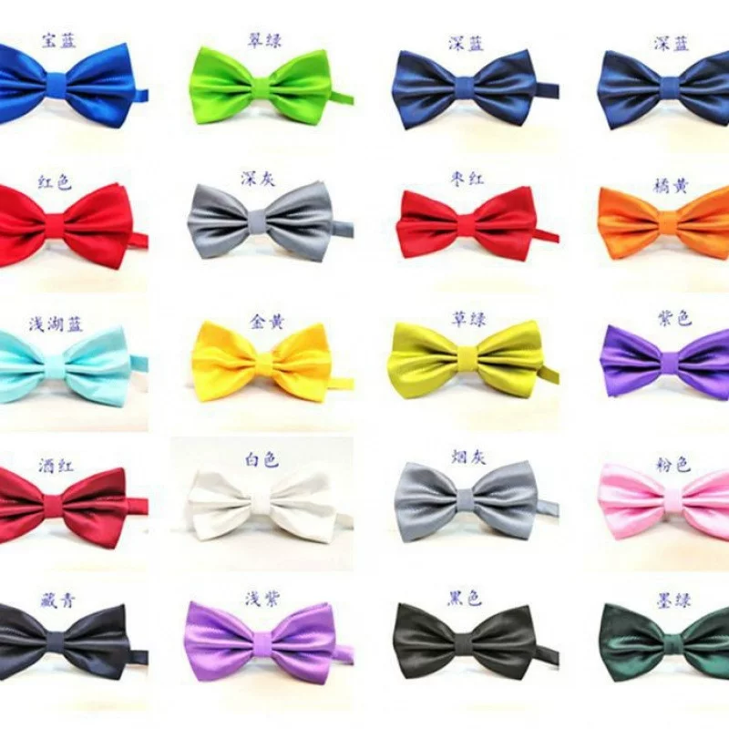 Black bow tie, classic suit with butterfly, Korean style