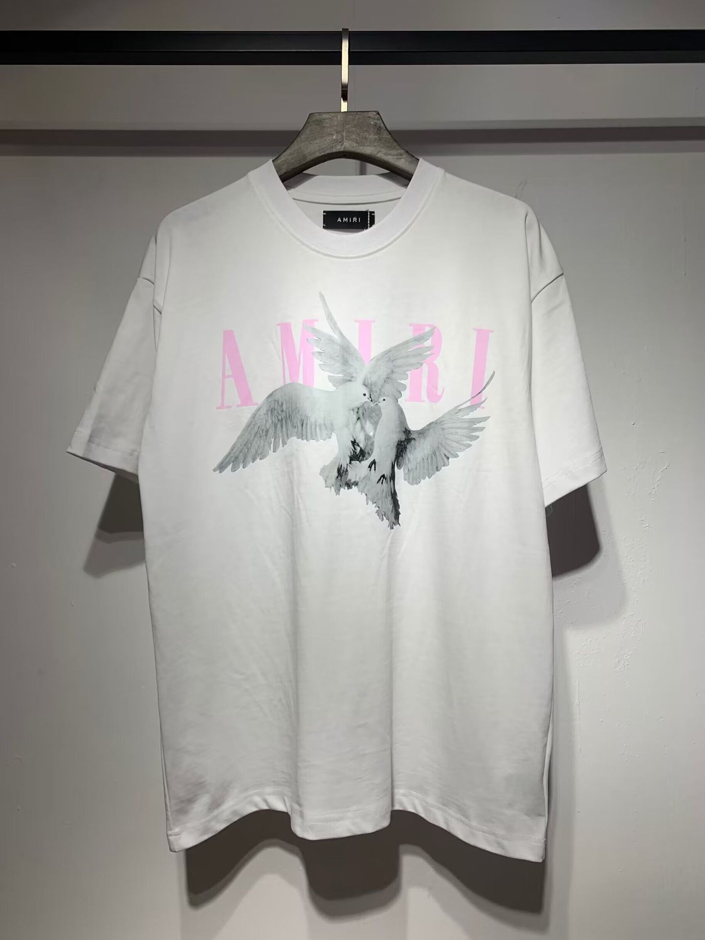 Verano nueva camiseta de manga corta impresa de letras suelta marca de moda hombre camiseta casual de media manga mujer