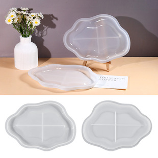triumphant diy crystal drop mold mirror irregular cloud tray silicone mold home accessories