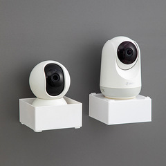 Wall camera storage rack bedside set-top box wall-mounted drill-free storage rack bedroom wall-mounted transparent storage rack