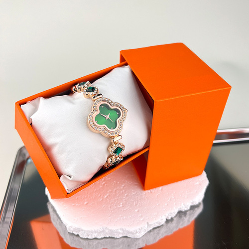 New Elegant High-End Watch Gift Box with Solid Feel, New Watch Box, Armani Orange and Black Gift Box, Thick Watch Case
