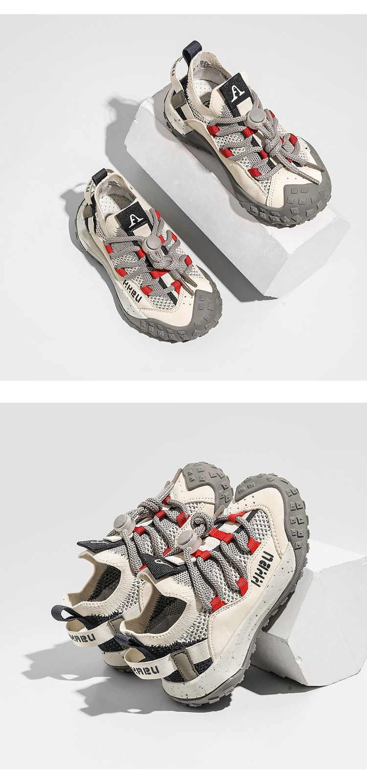 Spring new girls mesh breathable sports shoes Children's daddy shoes little girls running shoes_voghion.com