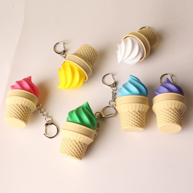 Adorno de Escritorio con Forma de Cono de Helado 3D en PLA