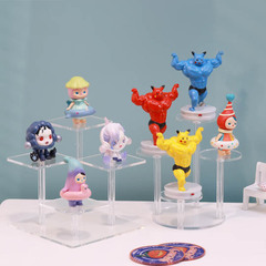 アクリル展示棚台形手作り収納ケースブラインドケース小置物陳列棚透明アニメ萌え粒棚