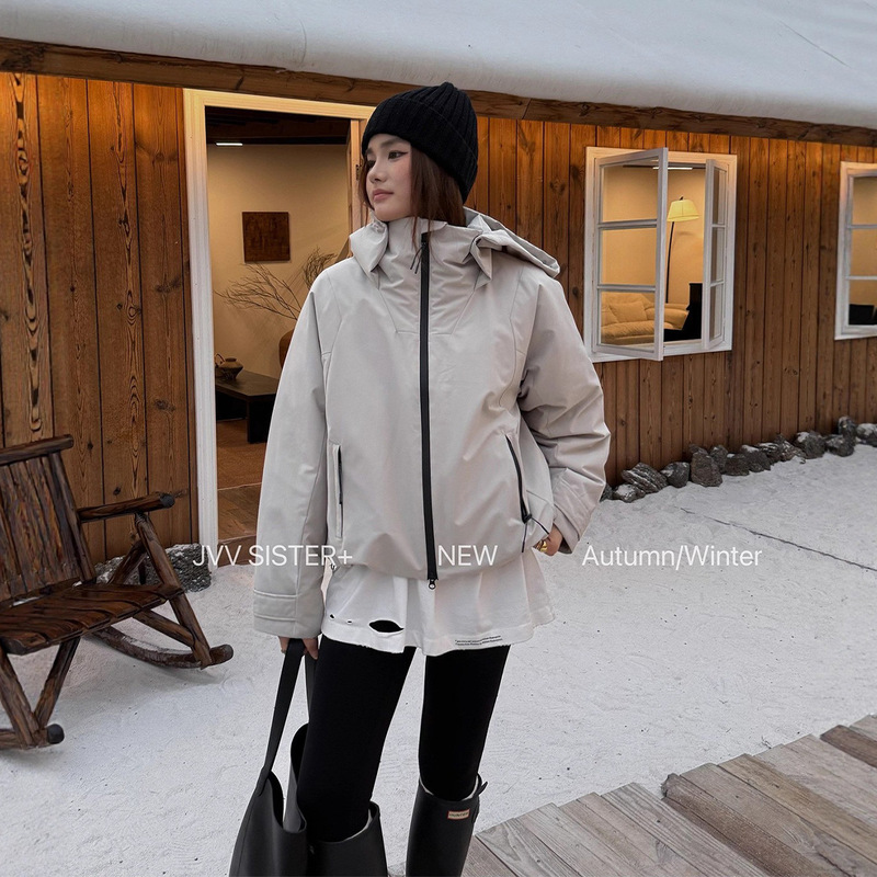 [Special Offer, Non-Refundable, Non-Exchangeable] Original Price 499 Yuan, Parka Jacket, White Duck down Coat for Women 71669