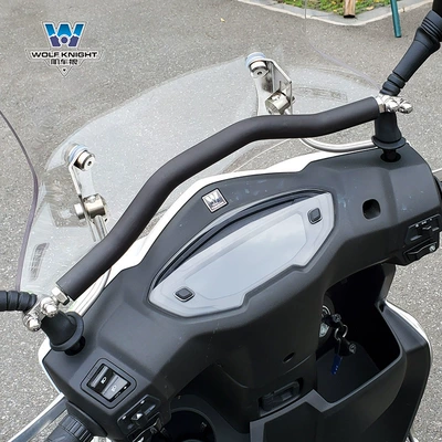 bracket balance bar, Motorcycle bumper - afr125-top-matte-black