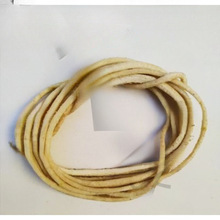 鹿皮手工绳毫米高桥羊皮手串牛皮天珠吊坠项链2棕色绳线藏饰油蜡