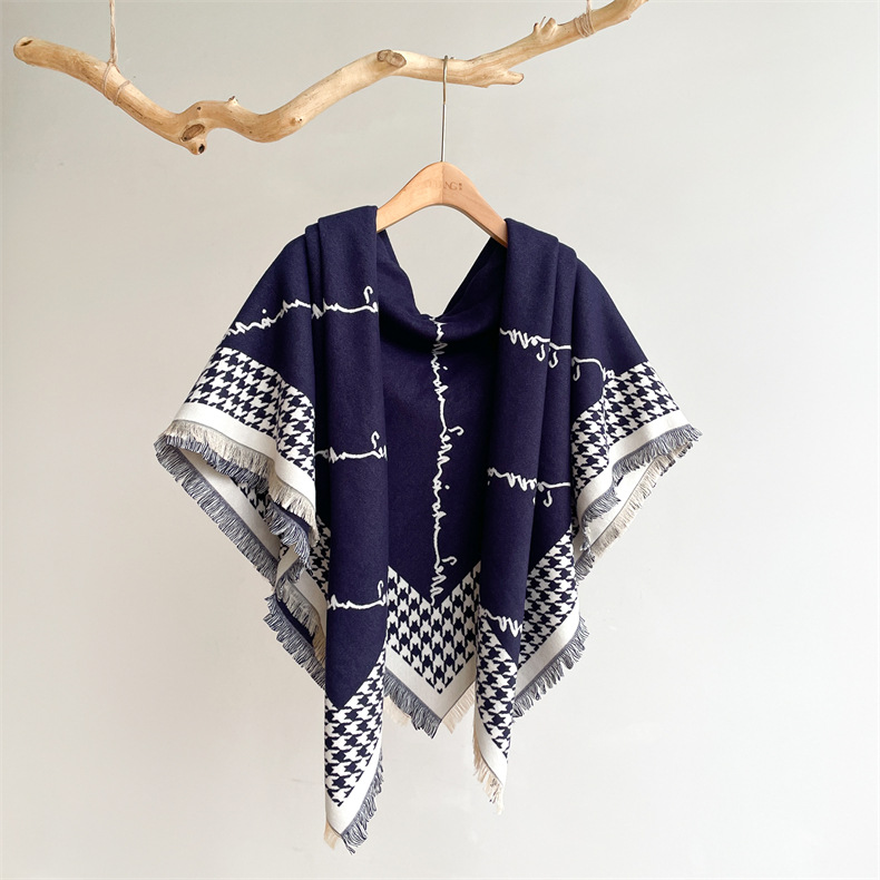 Autunno e inverno nuovo semplice ispessito imitazione cashmere scialle donna versione coreana versatile studente coppia caldo_voghion.com