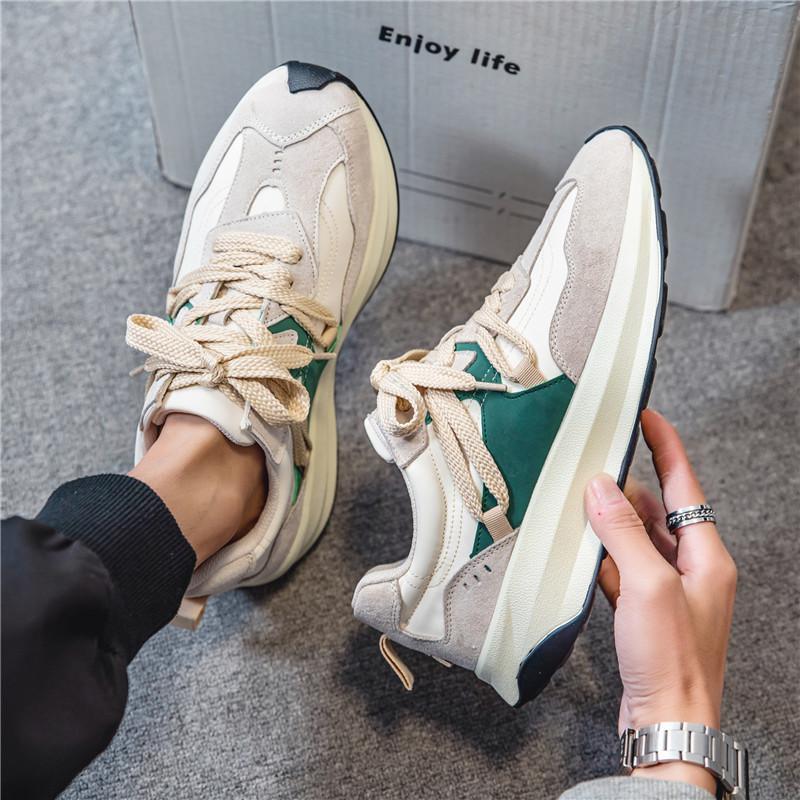 Zapatos de los hombres de Argan viven otoño transpirable popular de moda todos los partidos de los deportes de los zapatos de los hombres ocasionales retro papá zapatos de moda