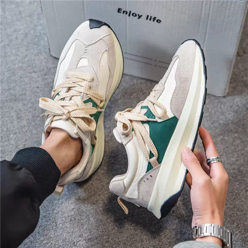 Breathable footwear, men's trend universal sneakers for leisure, shoes, autumn