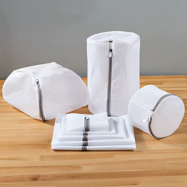 Modern Simple Household Washing Machine Fine Mesh Laundry Bag Thickened Polyester Bra and Underwear Laundry Bag Mesh Bag
