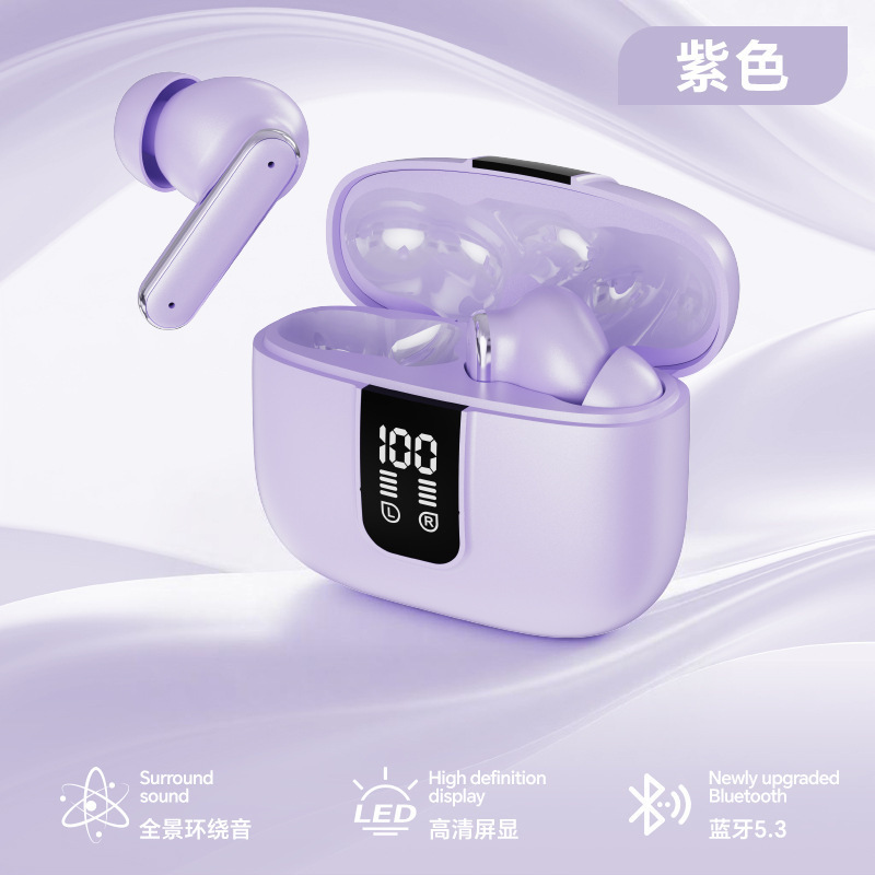 2026 nuevo Q57 auriculares de alta calidad de sonido Bluetooth Q58 verdadero inalámbrico reducción de ruido super larga duración de uso sin dolor con pantalla digital