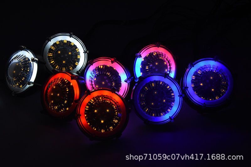 Suitable for Motorcycle Electric Vehicle Modification Parts U+A/U+B/Uqi Plug Side Lights, Auxiliary Lights, Turn Signals