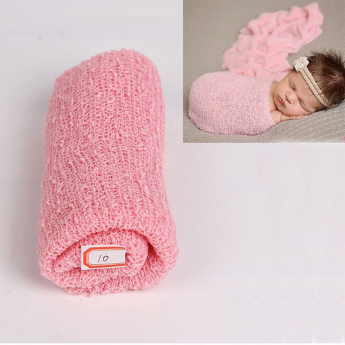 Ins Studio Newborn Baby Photography Wrap Towel, Stretchy Swaddle Cloth, European & American-Style Baby Photography Props