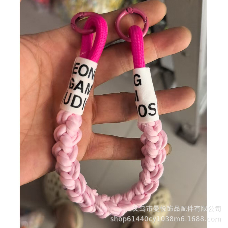 新しいしっかりとしたハイエンドの携帯電話ストラップ携帯電話バッグストラップ屋外紛失防止リストペンダント織ロープバッグロープ|undefined