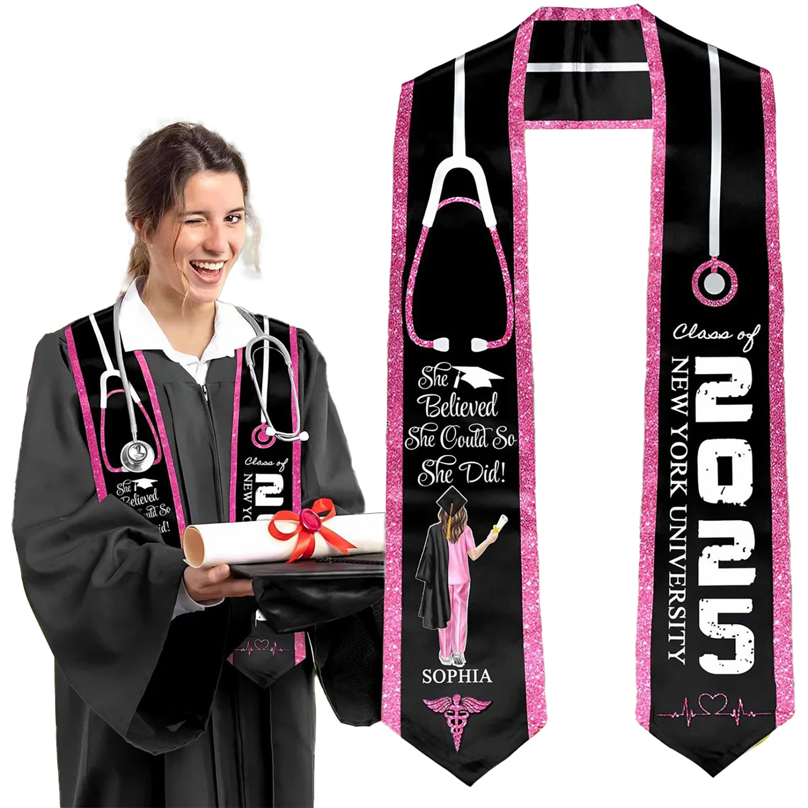 毕业绶带定制 实拍展示 高中大学毕业.jpg