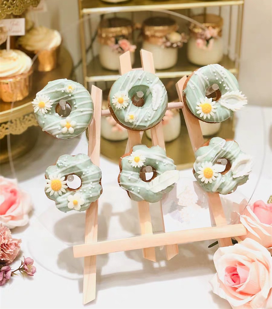 Estilo europeo blanco decoración de la mesa de postre soporte de exhibición de la torta de la boda estante merienda té de la tarde postre bandeja de pastelería image 16