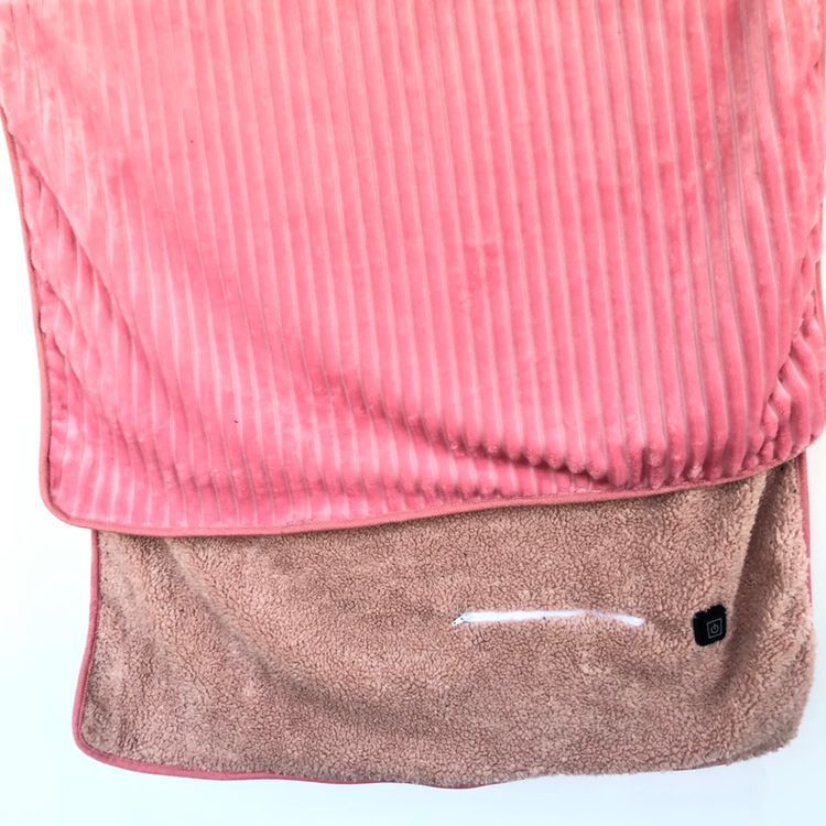 Amazon USB calefacción eléctrica mantón cubierta de la pierna caliente manta de gran tamaño banco de energía móvil inalámbrico manta eléctrica