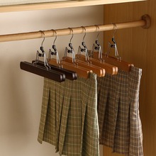 北欧风现代简约实木裤裙夹酒店服装店批发收纳防滑晾晒架裤架