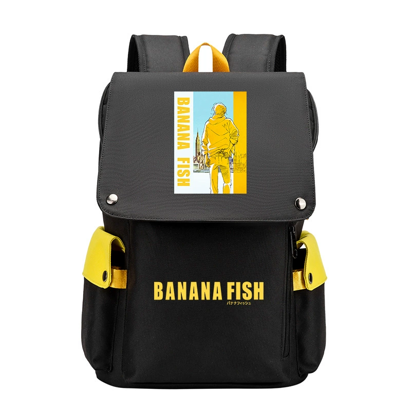 Банановые рыбки Banana Fish, бойцовская борьба, помощь студенту, рюкзак мужской, карикатурный большой объём школьный ранец