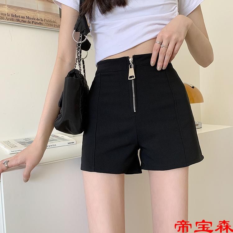 Suit pants Paige shorts Overalls 2021 new pattern Spring and summer Little zipper trousers ins tide