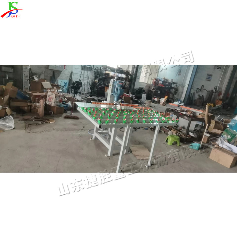 pequeña máquina de molienda de borde de vidrio de cabeza única equipo de corte de borde de vidrio especial equipo de biselado de borde redondo de vidrio de mesa de té