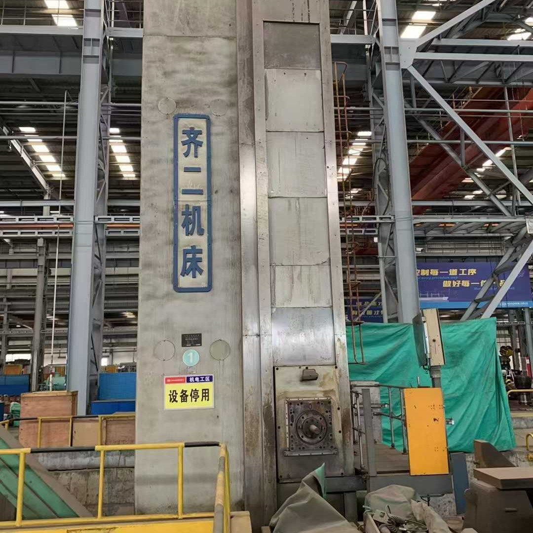 处理二手齐齐哈尔TK6920-4x8米数控落地镗铣床主轴转速1000