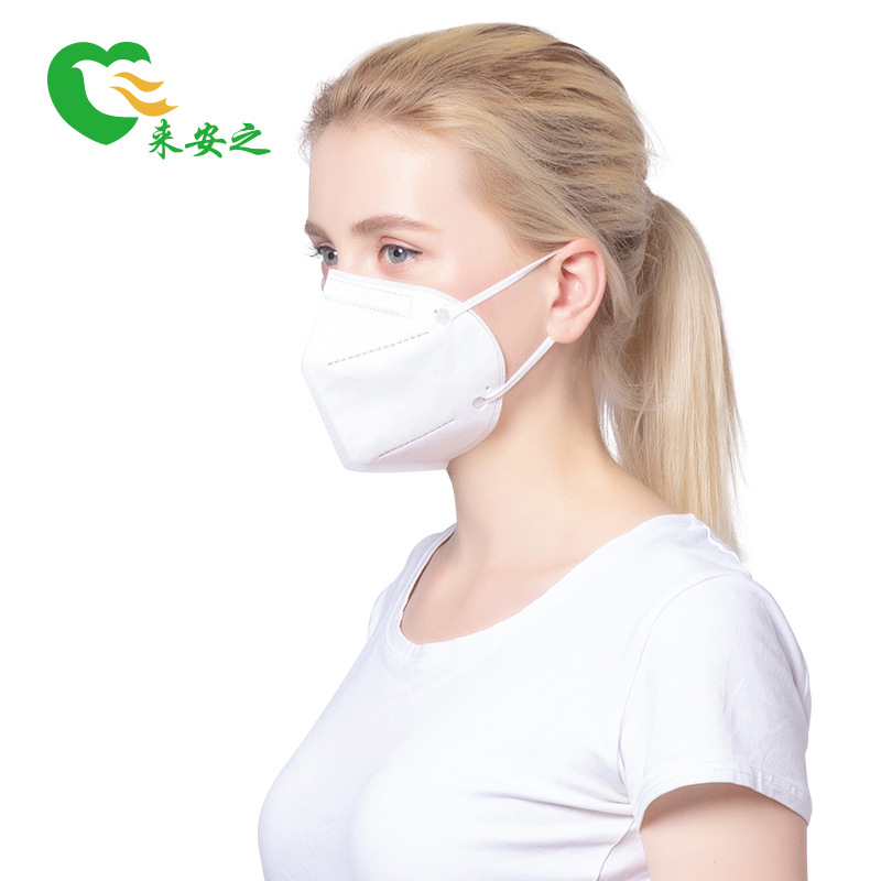 来安之 KM1095折叠挂耳式FFP2级别防护口罩CE认证出口货源80只装