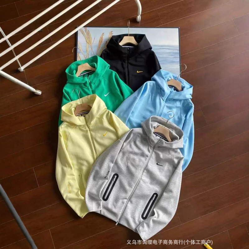 26Ss Spring and Autumn New Style Anti-Snag Nk Jacket Nocta Casual Sports Hooded Jacket Hoodie Unisex Couple Style