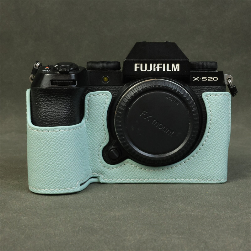 For Fuji X-S20 camera bag leather case XS20 protective case handle half set XS20 base case