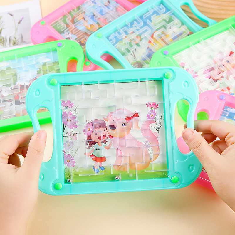 Hand-Held Ball Maze Balance Ball Mini Toy Kidsren's Educational Game Student Concentration Training Kindergarten