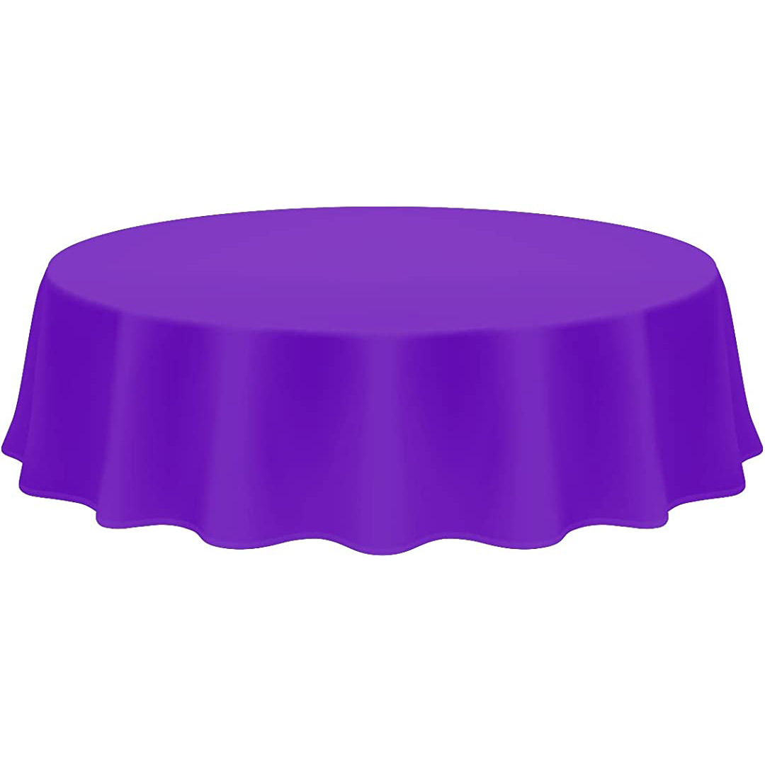 Mesa redonda de color sólido mantel desechable Mesa Redonda mantel estilo simple avanzada mesa de banquete cubierta de la tabla falda estilo transfronterizo