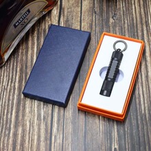 二合一通烟针雪茄钻通气针雪茄持灰开孔钻便捷钥匙扣雪茄工具